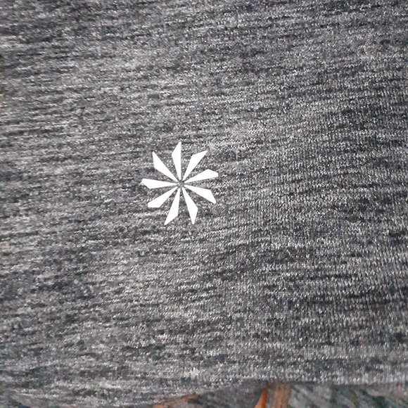 Athleta Full Length Gray Leggings Contrast Stitching - Picture 9 of 9